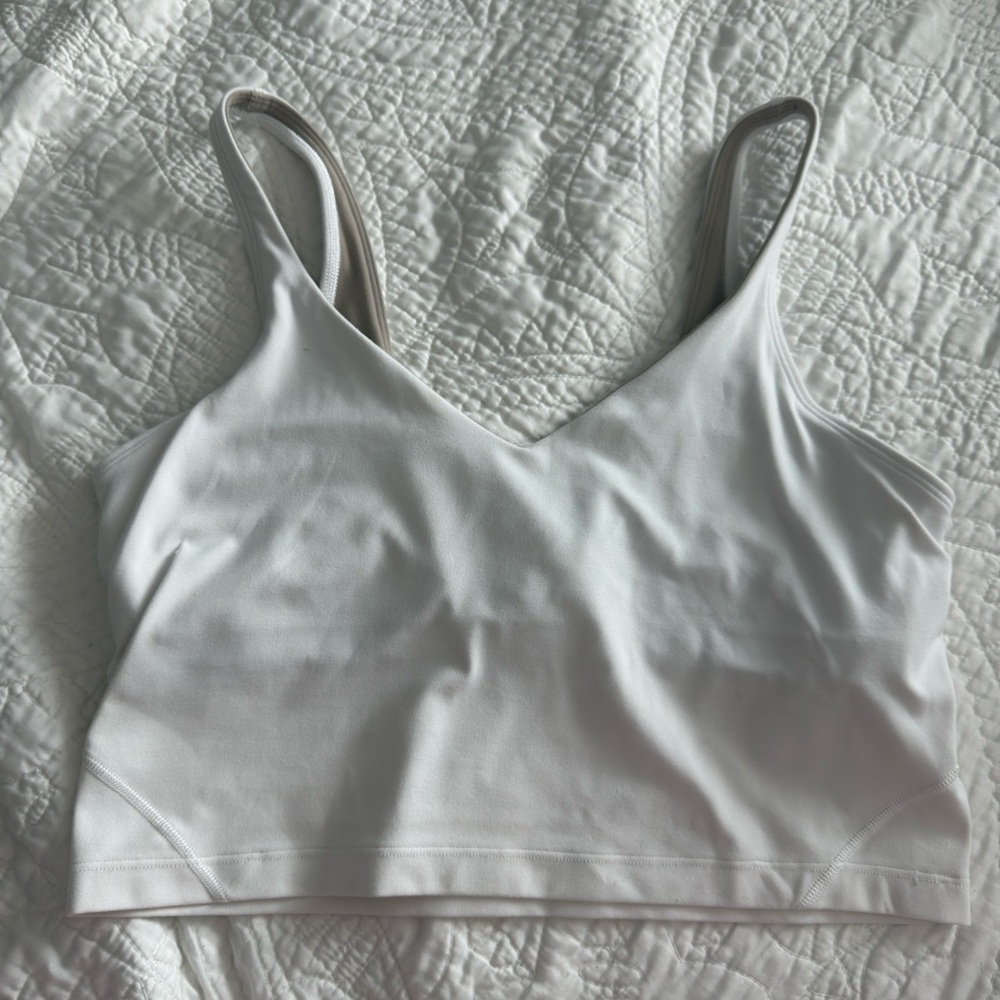 lululemon athletica White Crop Top